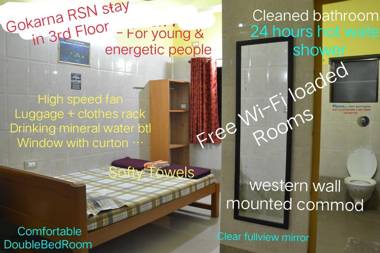 Gokarna RSN STAY in Top Floor for the Young & Energetic people of the Universe