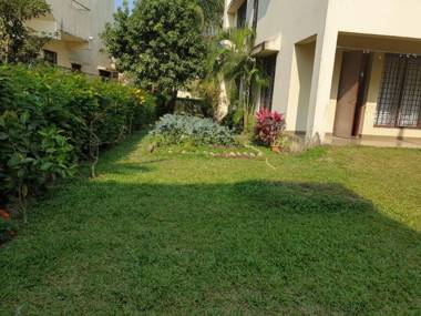 Vedic village-aqua villa with rooftop pool access.