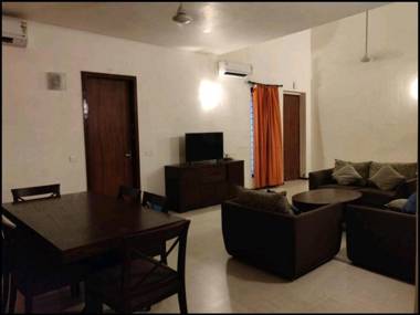 Vedic village-aqua villa with rooftop pool access.