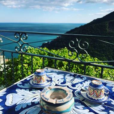 villa verde sul mare