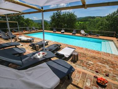 Valley-View Farmhouse in Umbertide with Pool and BBQ