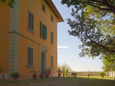 Part of a beautiful manor house overlooking the hills of Chianti Classico