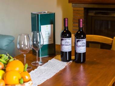 Apartment in country house in olive grove with fenced pool and soccer field