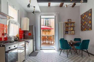 Design Apartment with Terrace Next Toledo Metro Stop