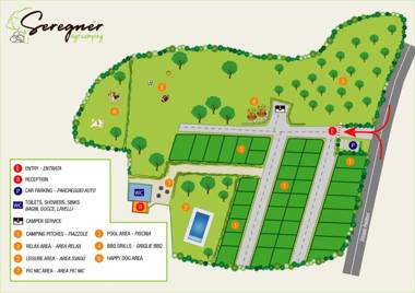 Seregnér Agricamping - Adults Only 18 - solo piazzole libere per camper tende e roulotte