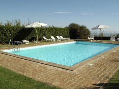 Farmhouse with pool and private terrace between fruit trees and olive grove