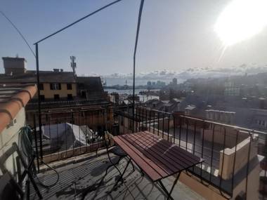 The house on the roof in Genoa