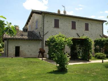 Modern luxury apartment in restored farmhouse with pool amidst Italy