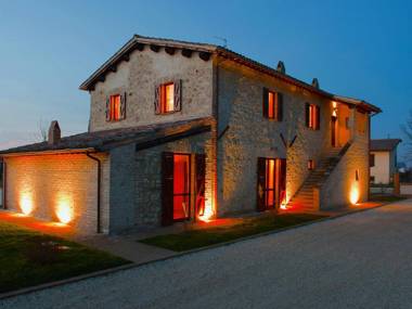 Modern luxury apartment in restored farmhouse with pool amidst Italy
