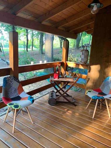 2 bedrooms chalet with private pool sauna and enclosed garden at Castell'Arquato
