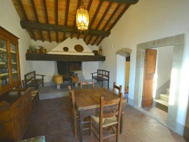 Part of an authentic Tuscan farmhouse with stunning views on the Mugello hills