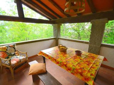 Old estate with all adorable holiday houses in the wooded hills