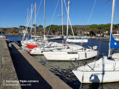 Blue House near Bagnoregio-overlooking the Umbrian Mountains and Tiber Valley