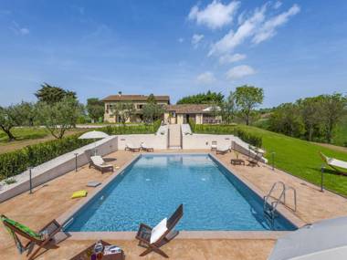 Inviting Holiday Home in San Costanzo with Swimming Pool