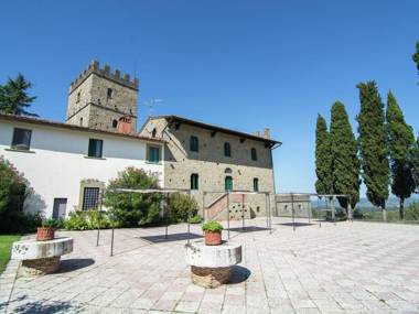 Lovely estate not far from Florence on a hill with olives trees and cypresses.