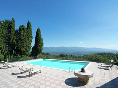 Lovely estate not far from Florence on a hill with olives trees and cypresses.