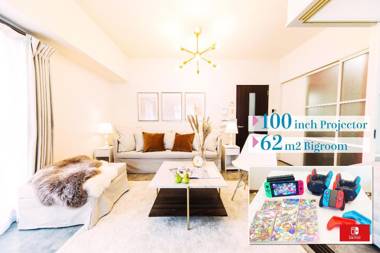 Modern Clean Comfortable Beds 62 sqm Dotombori