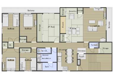 Type A Room 120平米 -ウル エスポワール那覇-