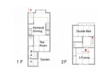 慶有魚·東山(Kyotofish·Higashiyama)*景区核心町屋*地暖赏庭浴缸*京都民宿认证