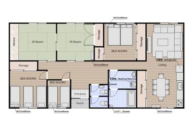Type A Room 123平米 -ウル エスポワール石垣-