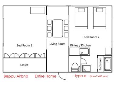 Beppu Story - ファミリールーム 1 -