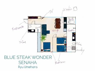 BLUE STEAK WONDER YOMITAN Ocean Side