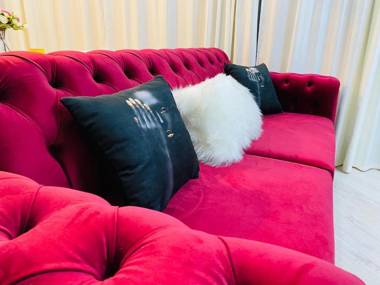 LUX 6 МКР дизайнерская комфортная студия с панорамными дверьми и большой лоджией