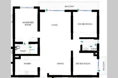 3 Bedroom Apartment Close to Galle and Beaches