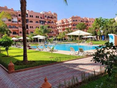 2 bedrooms appartement with shared pool furnished terrace and wifi at Marrakech