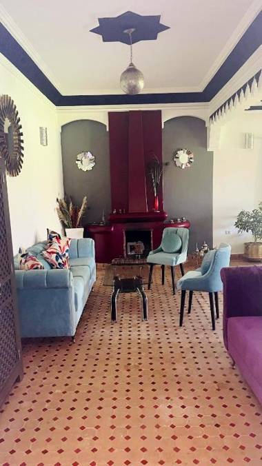 5 bedrooms villa with private pool enclosed garden and wifi at Marrakech