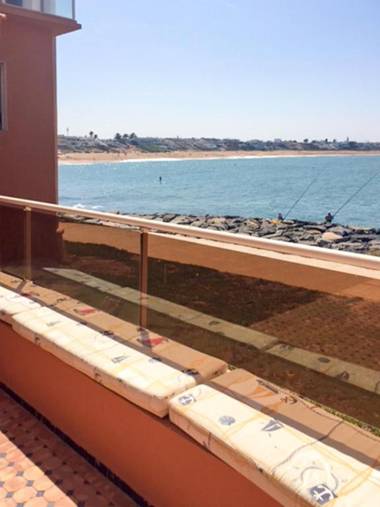 2 bedrooms appartement at Bouznika 20 m away from the beach with sea view shared pool and furnished balcony