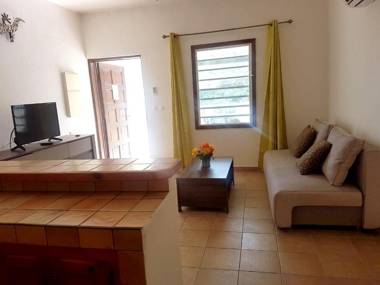One bedroom appartement with furnished garden and wifi at La Savane 2 km away from the beach