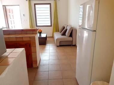 One bedroom appartement with furnished garden and wifi at La Savane 2 km away from the beach