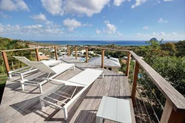 Villa Agapé : vue mer imprenable piscine sud caraïbe