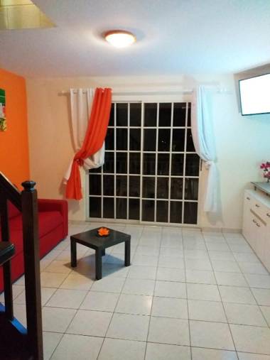 Appartement de 2 chambres avec piscine partagee jardin clos et wifi a Sainte Anne a 3 km de la plage