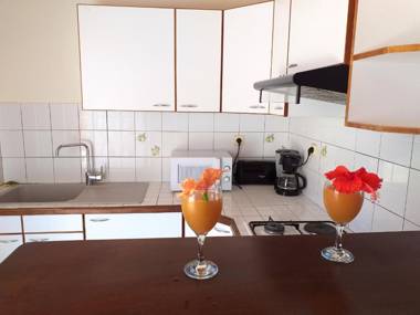 Appartement de 2 chambres avec piscine partagee jardin clos et wifi a Sainte Anne a 3 km de la plage