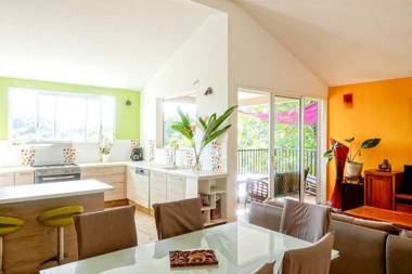 Appartement de 3 chambres avec piscine partagee jardin amenage et wifi a Riviere Pilote