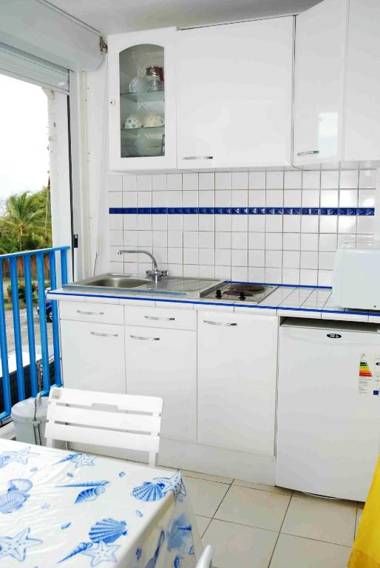 Studio a Le Diamant a 500 m de la plage avec vue sur la mer jardin clos et wifi