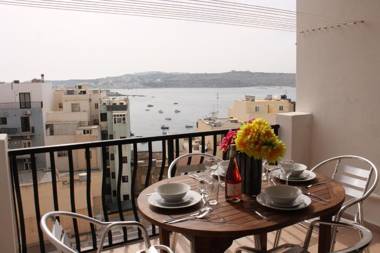 GetawaysMalta - SeaShells Apartment 11 with Terrace and Sea Views in Bugibba