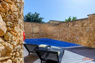 Gozo Villa near Beach w/Private Pool  AC  BBQ