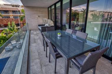 Astonishing Condo with balcony in a private complex with pool and gym