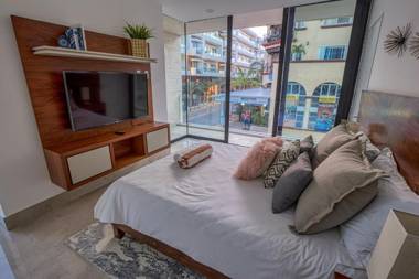 Astonishing Condo with balcony in a private complex with pool and gym