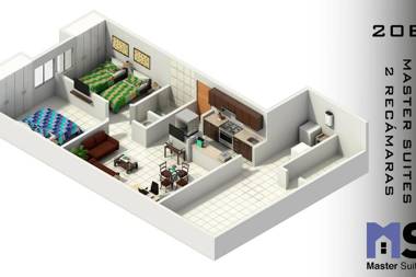 Ideal Suite Estadías largas Blvd B Quintana 20B