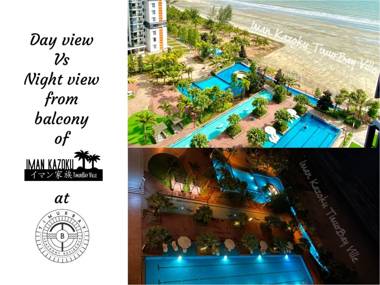 Sea  pool view  WiFi@ Iman Kazoku TimurBay Ville