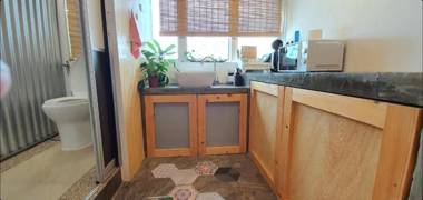 Tiny home living big with happiness.