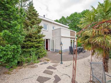 Comfortable villa with sun shower in green surroundings