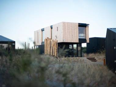 Modern trendy theme Denim lodge just 100 m from the sea