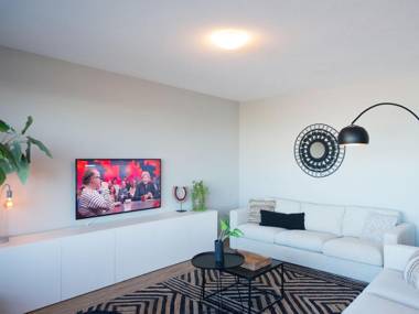 Two room apartment overlooking the harbor