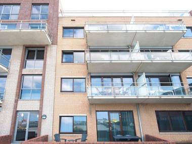 Modern apartment with a view of the Scheveningen harbor
