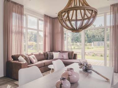 Modern bungalow with nice garden at forest edge